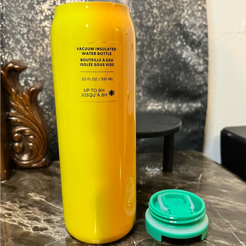 Starbucks Summer 2022 Ombre Yellow/Green/Orange Sunset Water Bottle - Picture 2 of 4